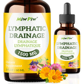 Miw Piw Lymphatic Drainage Drops Pack 1 bottle front view