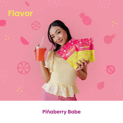 Lifestyle image showing a woman using MIXHERS Focus for wellness