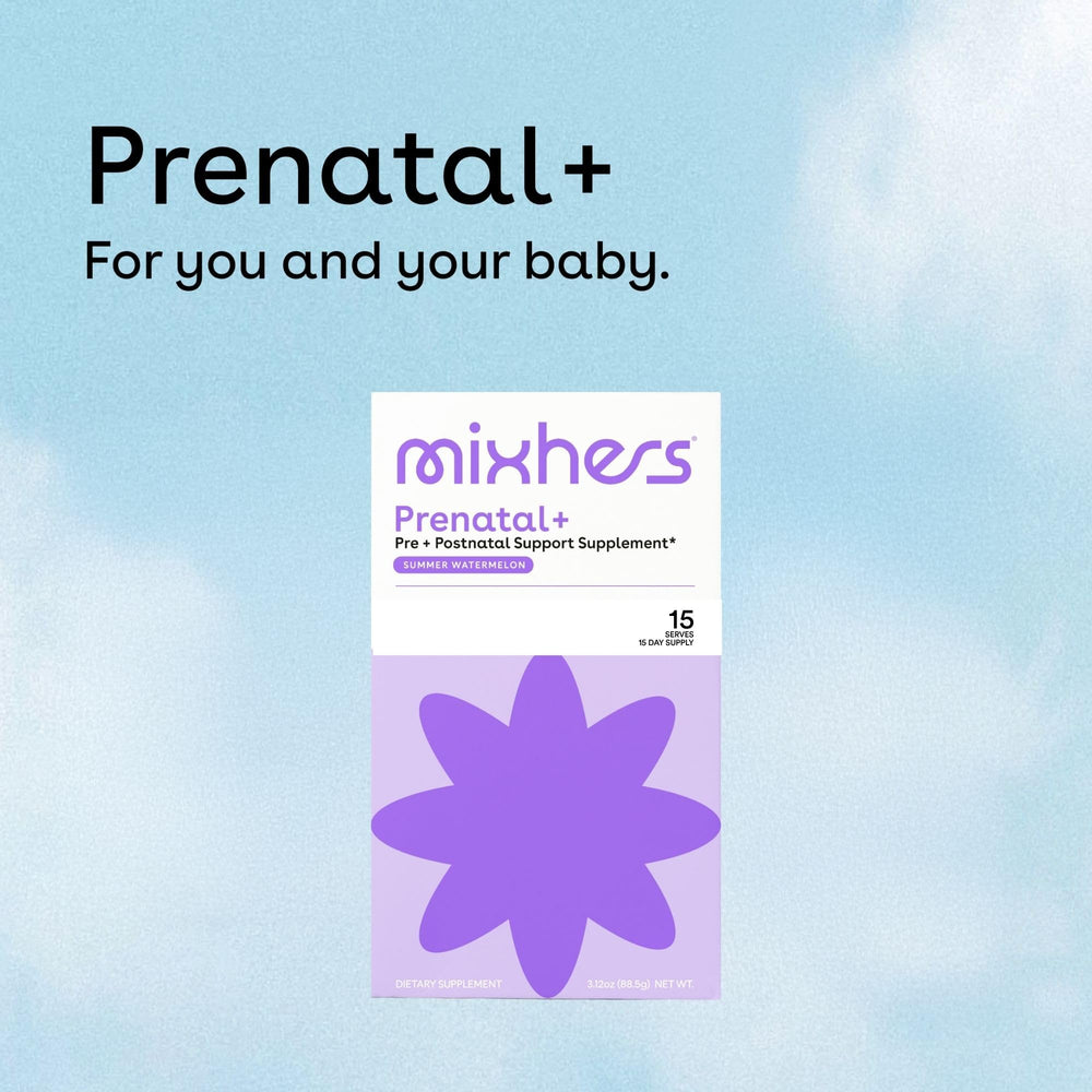 Nutrition facts for MIXHERS Prenatal+