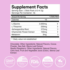 Box and sticks packaging for 15-stick MIXHERS Sleep Support