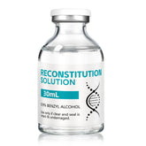 Two 30 mL crystal-clear Type I borosilicate glass vials for Mixrug Reconstitution Solution