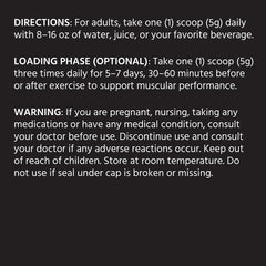 Dissolving creatine powder in a glass of water showing quick dissolution