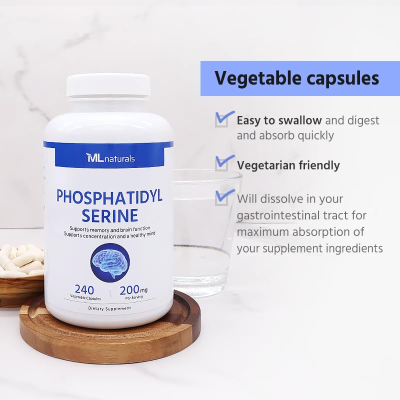 Vegetarian capsules for memory support supplement