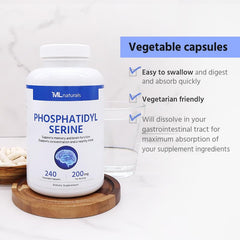 Vegetarian capsules for memory support supplement