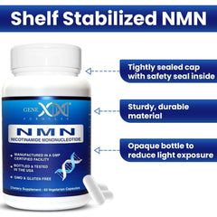 Graphic badge indicating 99% NMN purity