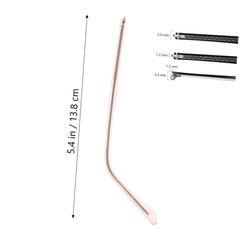 Fashion eyewear with rose gold temples on display