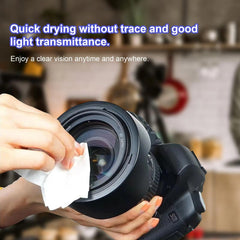 Lens wipes for mobile phone screens