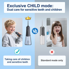 Six nozzles included for family use