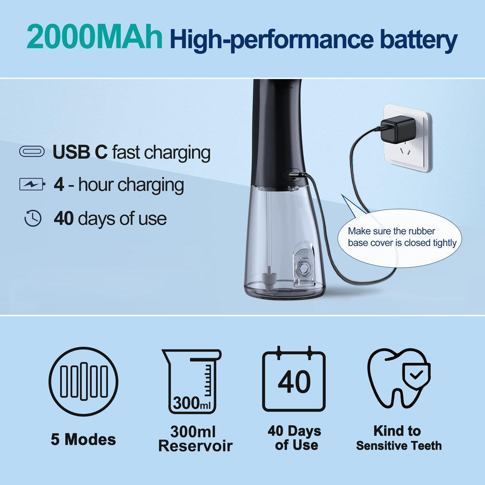 IPX7 waterproof design of the MOCEL dental irrigator