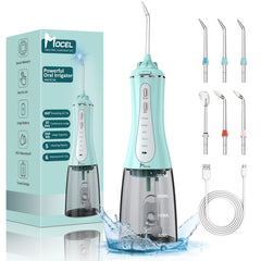 MOCEL Water Flosser in green with 350ml tank