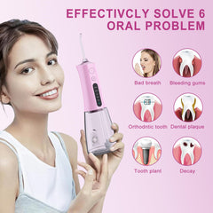 IPX7 waterproof portable water flossing device for travel
