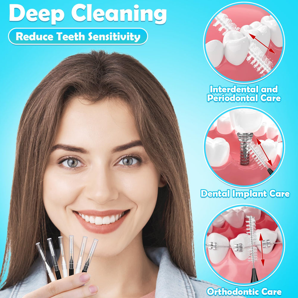 Protective caps on interdental brushes for safe storage