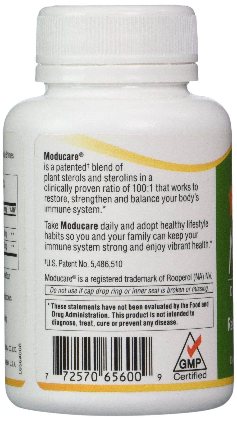 Illustration of plant sterols and sterolins ratio 100:1