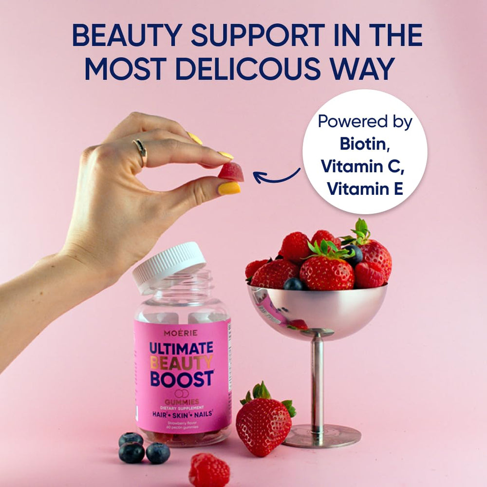 Hair growth vitamins supplement illustration showing follicles