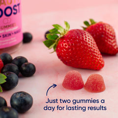 Allergen-free Moerie gummies on white background