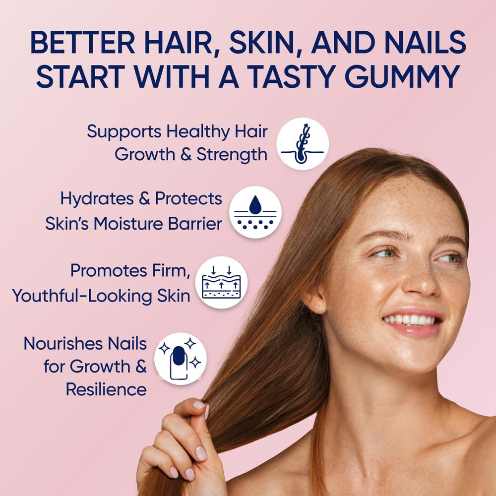 Nail-strengthening gummies for thicker, stronger nails