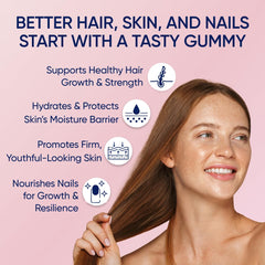 Nail-strengthening gummies for thicker, stronger nails