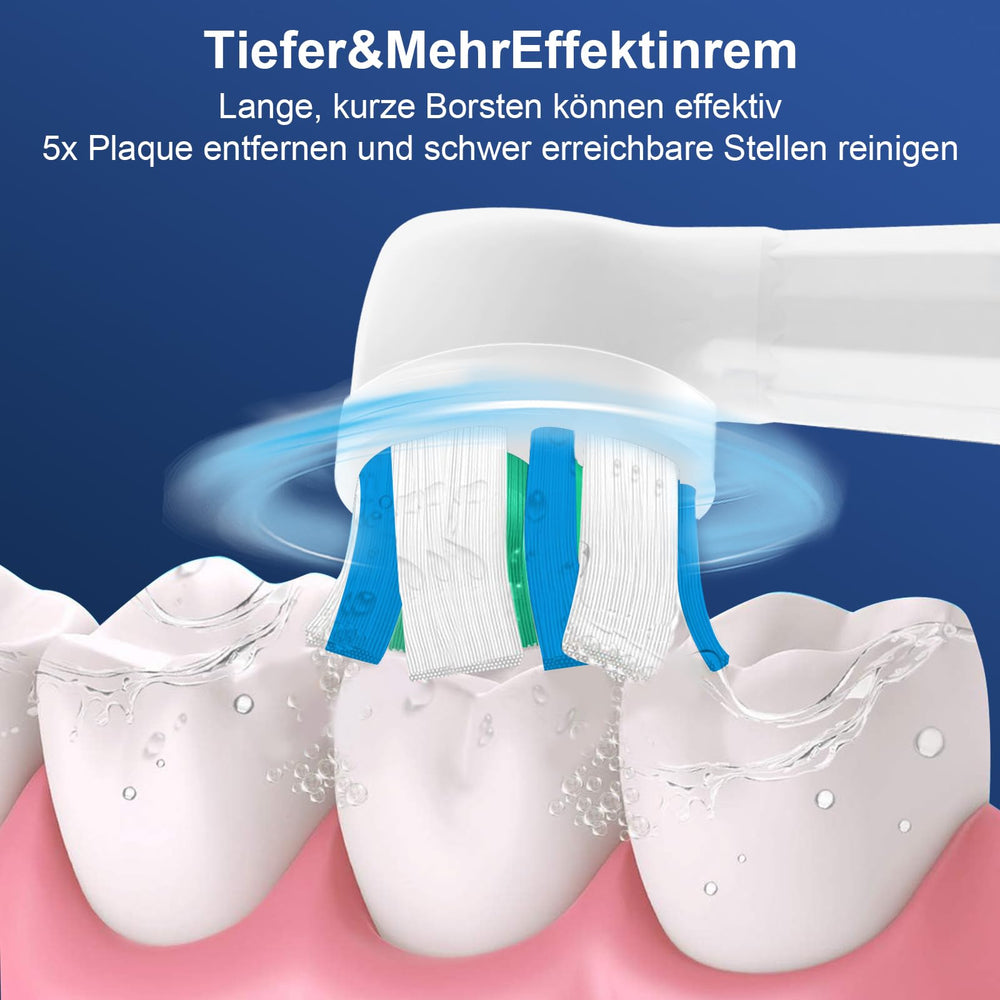 MOFELE 12-pack white brush heads for Oral-B – packaging