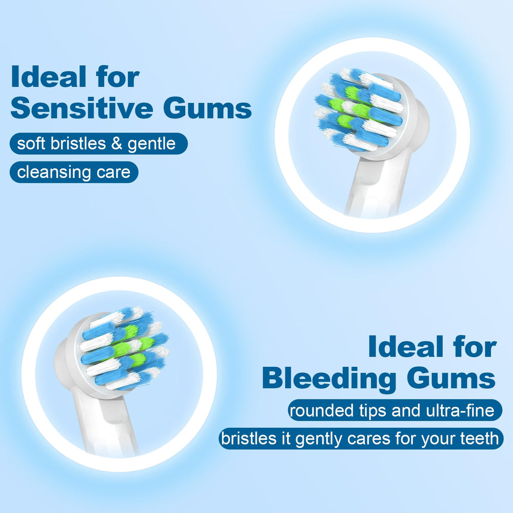 MOFELE Oral-B brush heads – multiple angles (White)