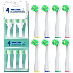 MOFELE replacement toothbrush heads for Oral-B Pro 1000 - 8 pack