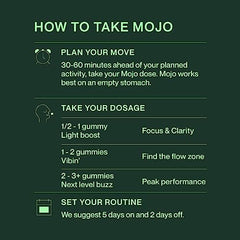 Mojo Focus Gummies with Lion's Mane mushroom