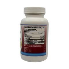 Made in USA stamp with GMP standards reference