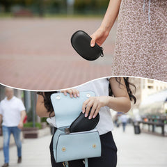 Lightweight travel glasses and contact lens case – 105 g