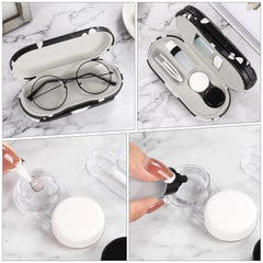 Travel-ready MoKo eyeglass case with sunglasses pouch