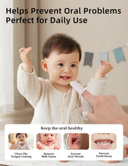 Dry and wet cleaning modes for infant oral care