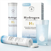 Bottle of Molecular Hydrogen Water Tablets with Magnesium – 8 PPM, 60 tablets