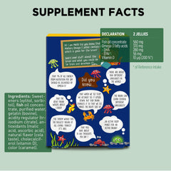 Cola-flavor Omega-3 jelly for children