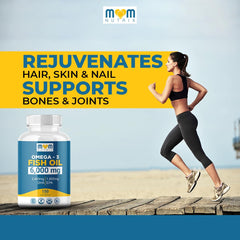 MOM NUTRIX omega-3 fish oil bottle packaging