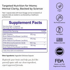 Mom brain postpartum benefits illustration