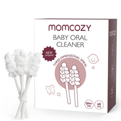360-degree brush head design of infant toothbrush