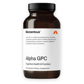 Momentous Alpha GPC Supplement bottle – front view