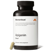 Momentous Apigenin supplement bottle with 60 capsules
