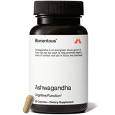 Momentous Ashwagandha 300 mg NooGandha extract bottle front view