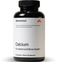 Momentous Calcium with DimaCal bottle and capsules