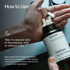 NSF Certified for Sport badge on Momentous Calcium packaging