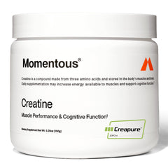 Momentous Creatine Monohydrate bottle with label