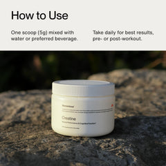 Close-up of label highlighting 5 g per serving