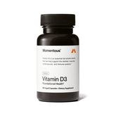 Momentous Vitamin D3 2000 IU bottle on white background