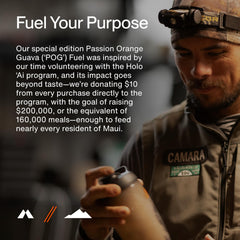 Momentous Fuel mango powder nutrition facts panel