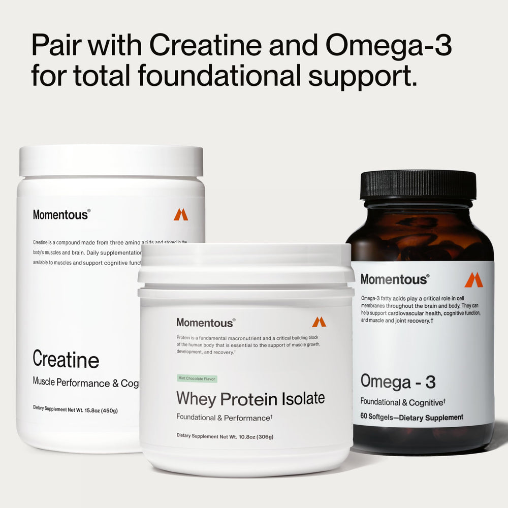 Momentous grass-fed dairy sourcing emphasizes high-quality ingredients for natural nutrition