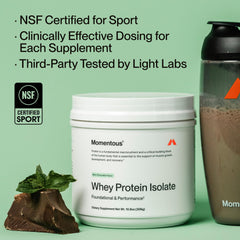 Momentous muscle-recovery protein powder spotlighted for lean strength support post-exercise