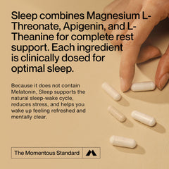 Close-up of Magnesium L-Threonate capsules from the Nightly Sleep Pack