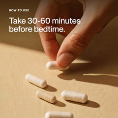 Diagram showing sleep support from Magnesium and Apigenin