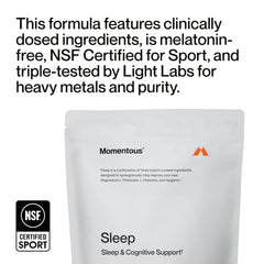 NSF Certified for Sport badge on Nightly Sleep Pack