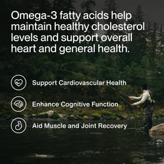 Side view of Momentous Omega-3 Fish Oil bottle