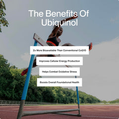 Momentous Ubiquinol CoQ10 supplement facts panel